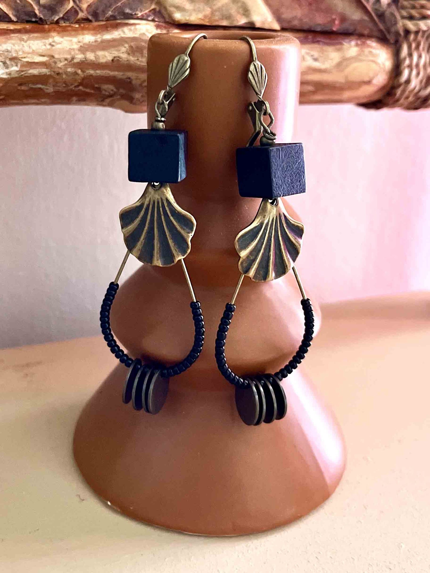 boucles d'oreilles création bretonne